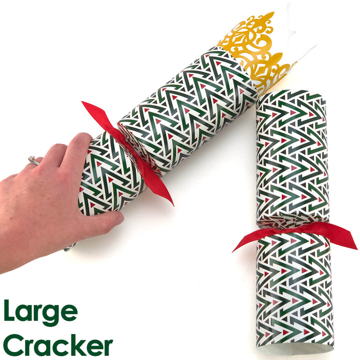 Reusable Keepsake Christmas Cracker Set | Geometric Christmas | Luxury DIY