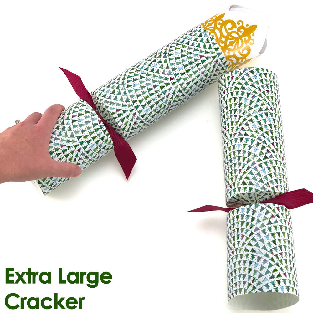 Extra Large &amp; Jumbo | Reusable Keepsake Cracker Sets | Christmas Tree Wave