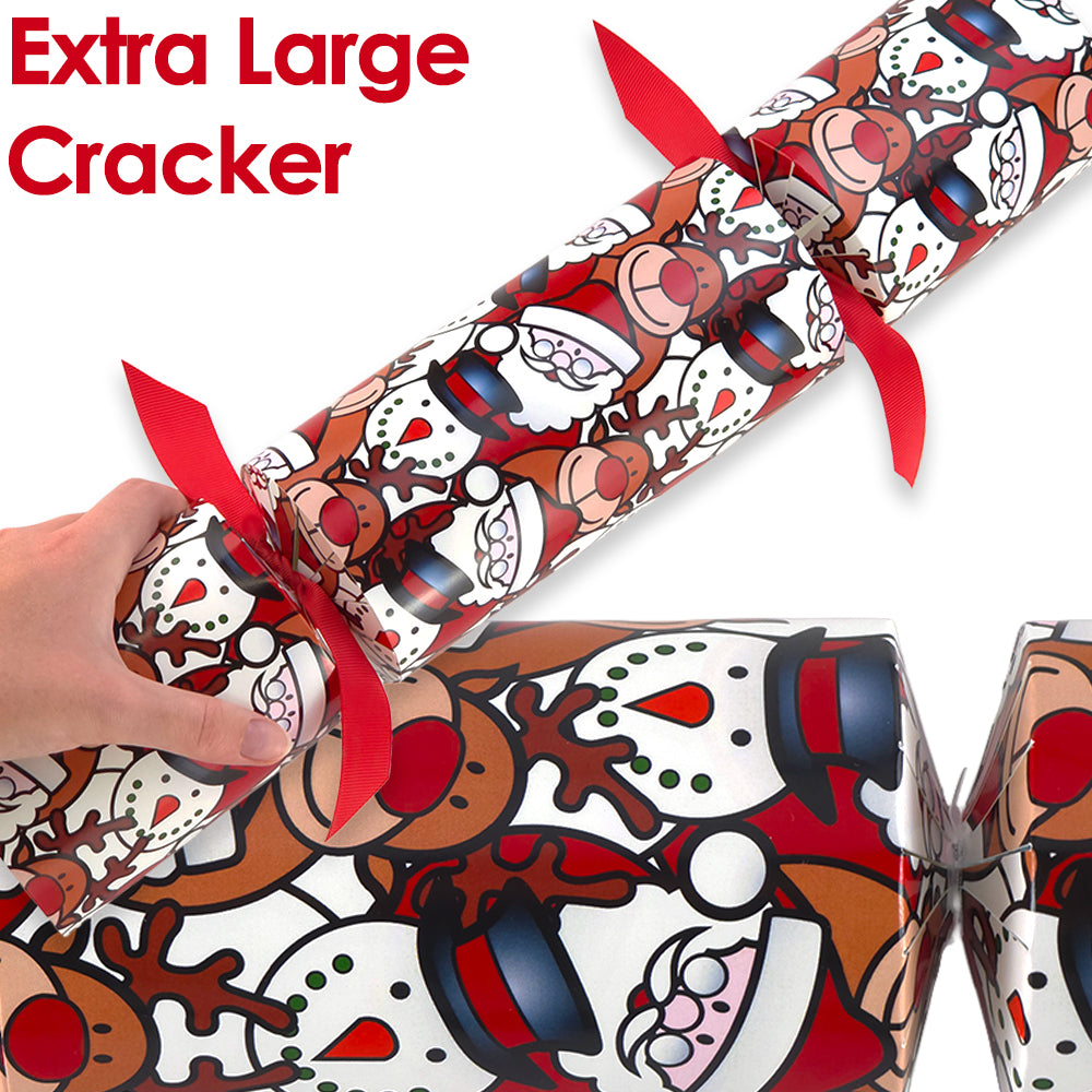 Extra Large &amp; Jumbo | Reusable Keepsake Cracker Sets | Christmas Character