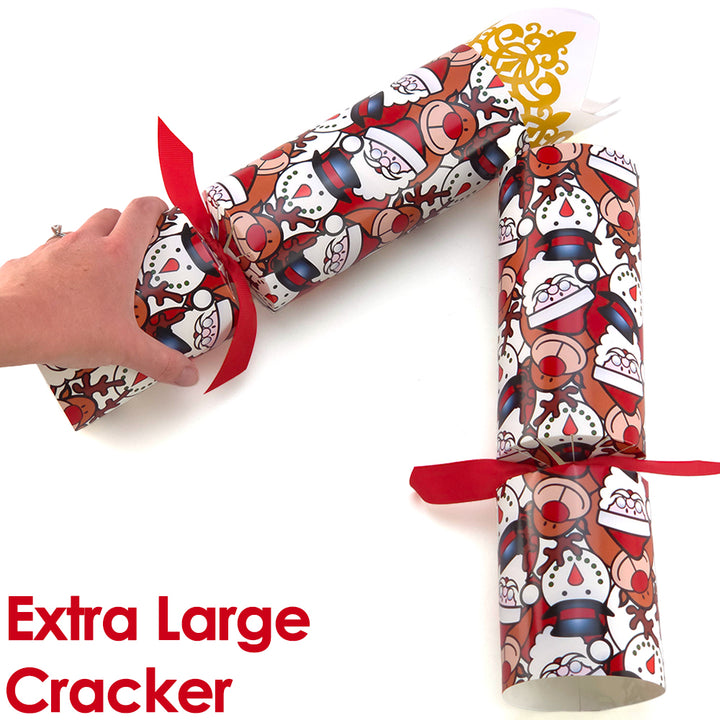 Extra Large &amp; Jumbo | Reusable Keepsake Cracker Sets | Christmas Character