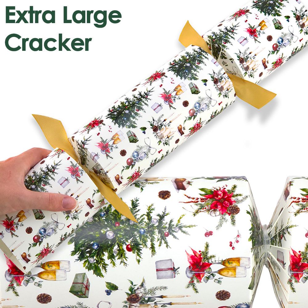 Extra Large &amp; Jumbo | Reusable Keepsake Cracker Kits | Traditional Christmas
