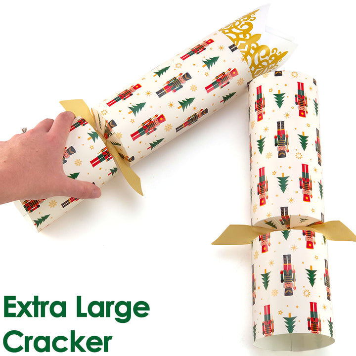 Extra Large &amp; Jumbo | Reusable Keepsake Cracker Kit | Christmas Nutcracker
