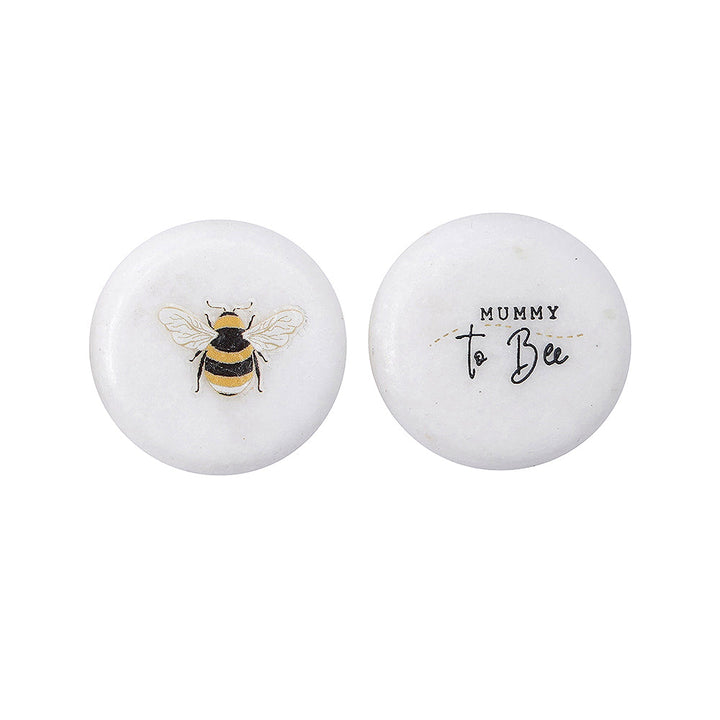 Mummy To Bee | 3cm Ceramic Pebble Keepsake | Cracker Filler | Little Gift