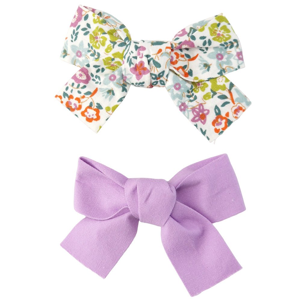 Pretty Floral Hair Slides for Girls | Single 2-Pack | Little Gift | Cracker Filler