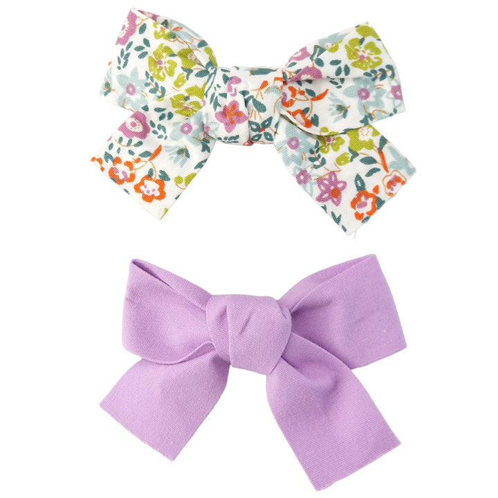 Pretty Floral Hair Slides for Girls | Single 2-Pack | Little Gift | Cracker Filler