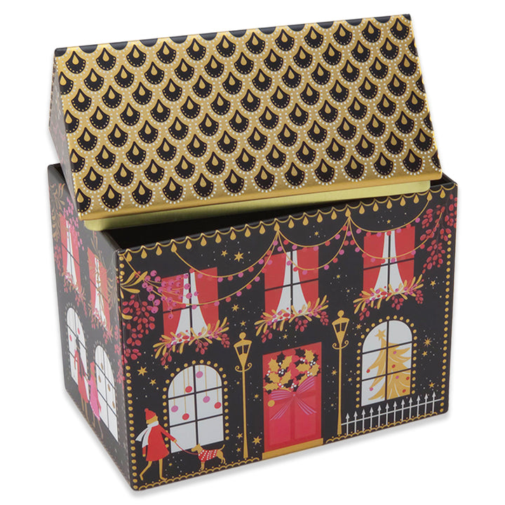 Christmas House |  Storage Tin | Sara Miller | Small or Large