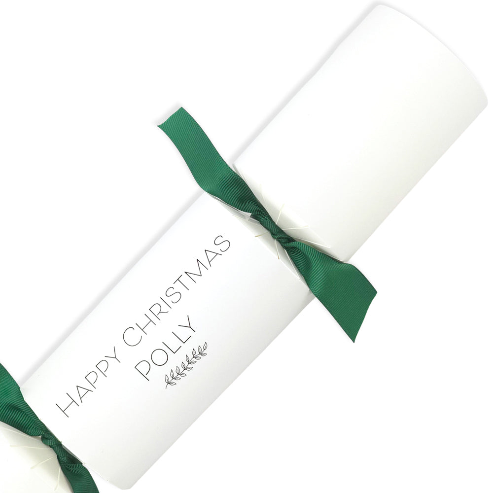 Personalised Merry Christmas Crackers | Craft Kit | Add Own Names | Minimum 4