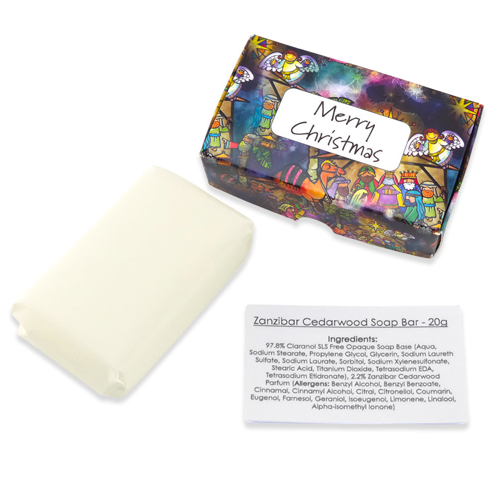 Kids Nativity Design | 20g Scented Travel Soap | Little Gift | Cracker Filler