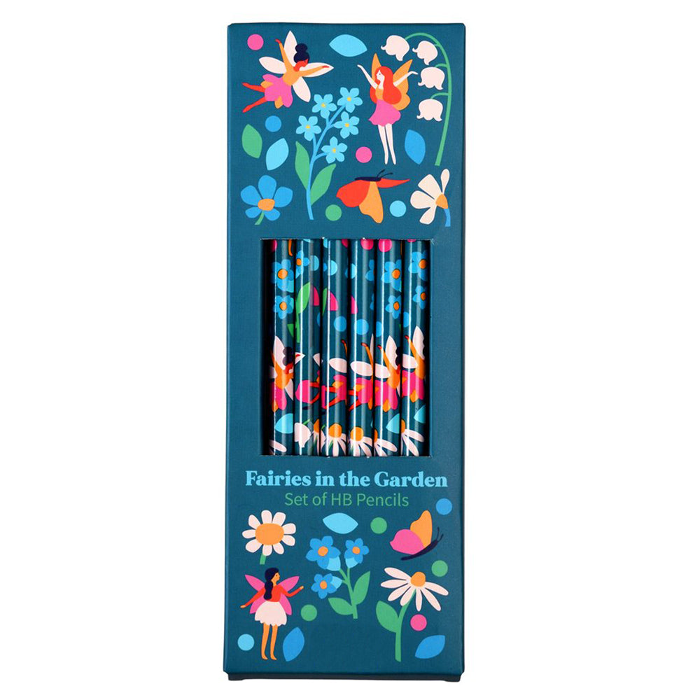 Garden Fairies | 6 HB Pencils with Erasers in Box