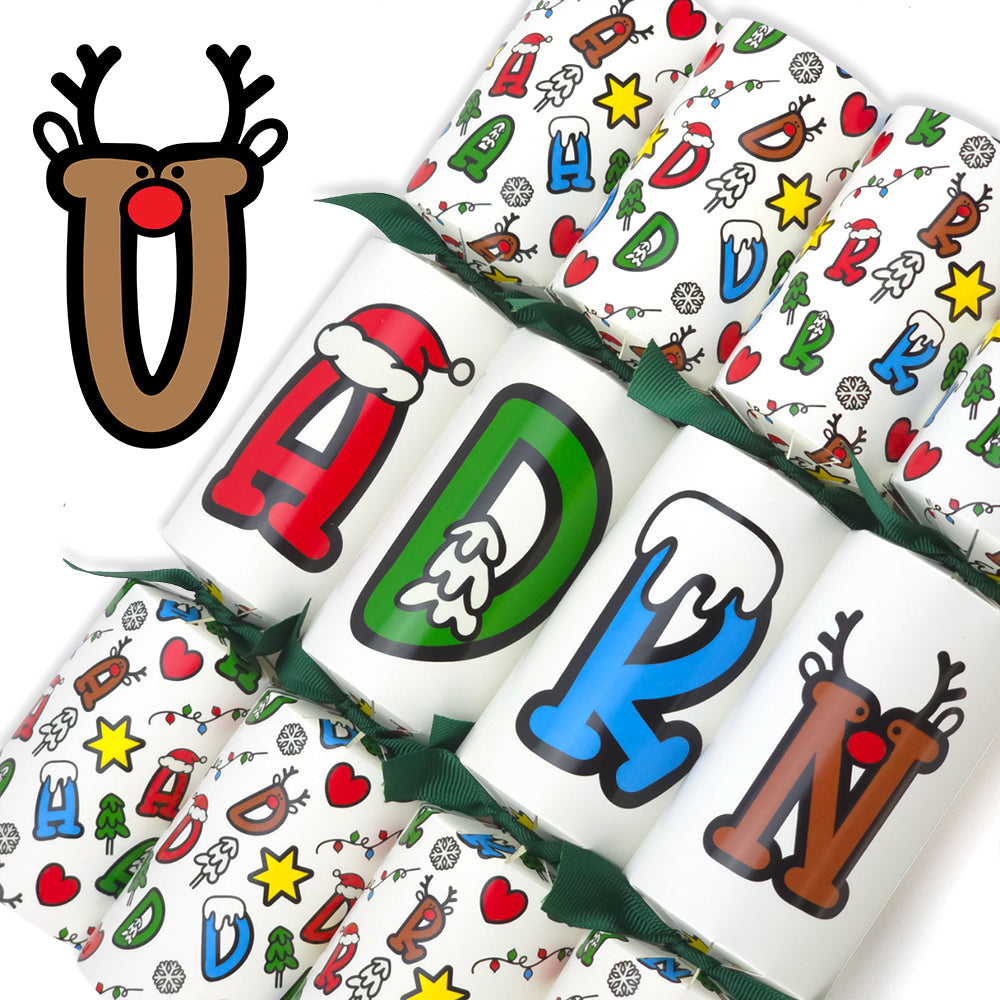 Letters A to Z | Single Christmas Cracker Making Craft Kit | Funtime Design