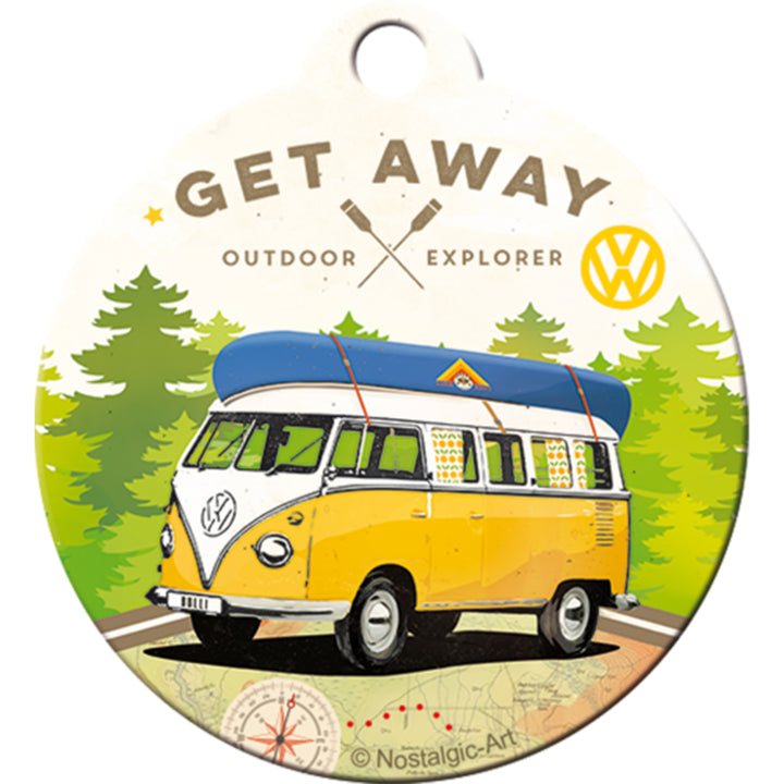 VW Camper | Metal Keyring | Little Gift | Cracker Filler