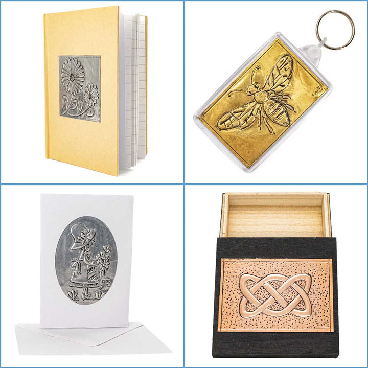 Metal Embossing Craft Kit | 4 Projects | Complete Kit