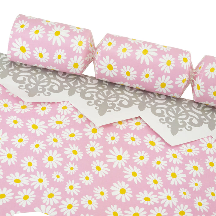 Pink Daisy Flower Cracker Making Kits - Make & Fill Your Own