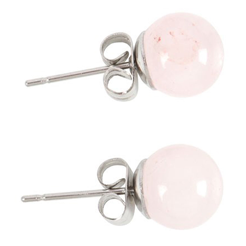 Rose Quartz Crystal Earrings | Unconditional Love | Little Gift | Cracker Filler
