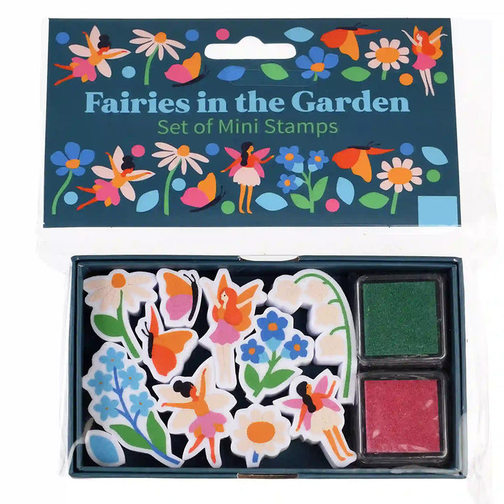 Fairies in the Garden | Mini Stamps & Inks for Kids | Art & Craft Gift Activity