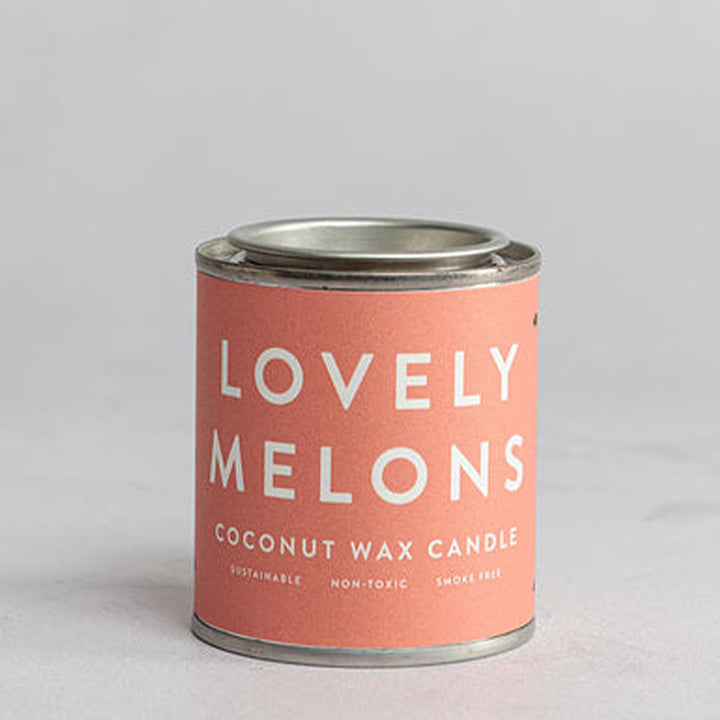 Lovely Melons | Coconut Wax Candle in a Mini Tin | Cracker Filler | Little Gift