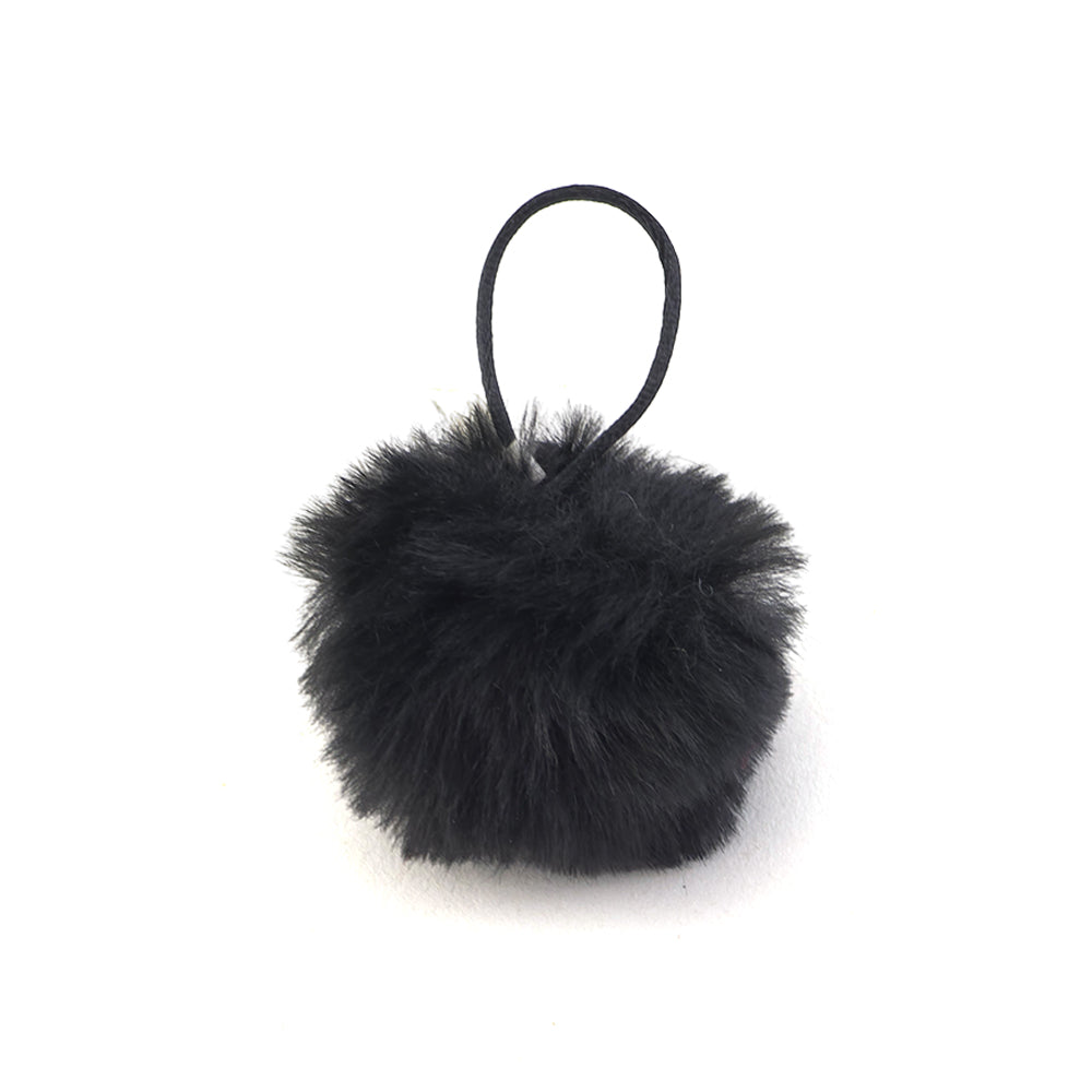 Hanging Faux Fur Pom Pom | 4cm Wide | Little Gift | Cracker Filler