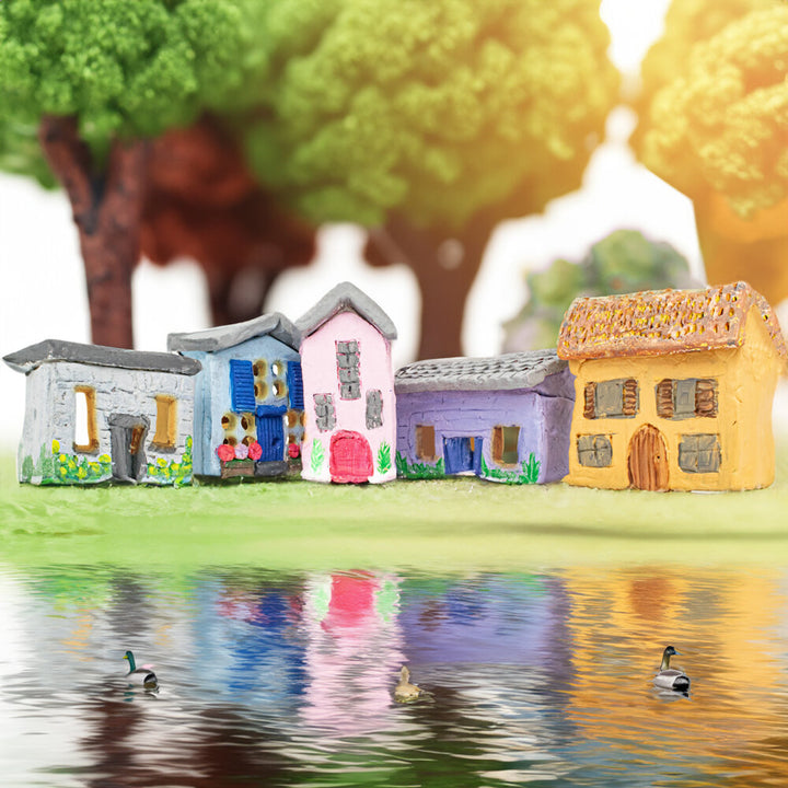 Cosy Cottages | Airdry Clay Modelling Kit | Makes 5 with LED Lights