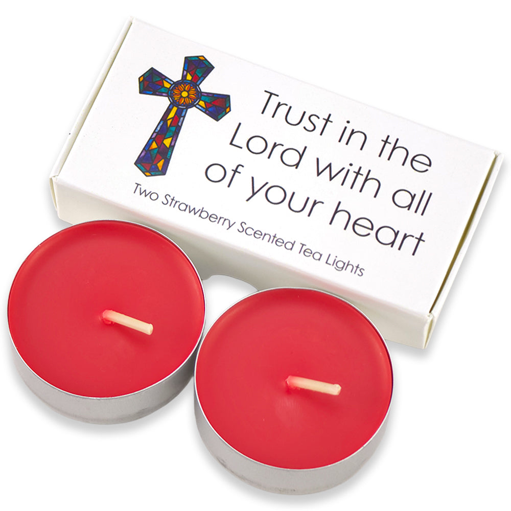 Trust in the Lord with all of your heart | Tealight Candles | Cracker Filler