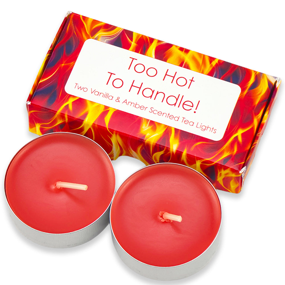 Too Hot to Handle! | Tealight Candles | Fun Menopausal Mini Cracker Filler Gift