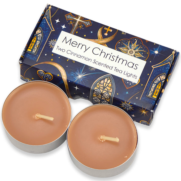 Cinnamon Tealight Candles | Christian Church | Mini Gift | Cracker Filler