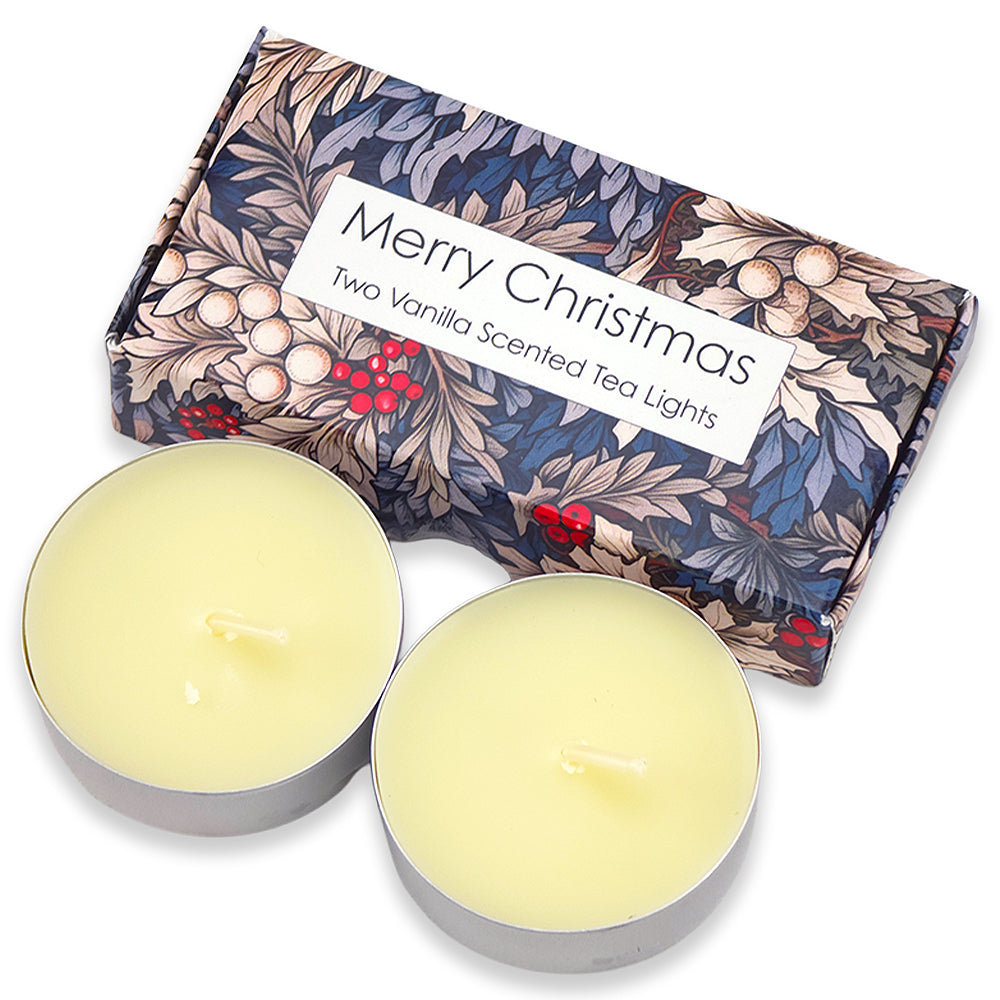 Vanilla Tealight Candles | Snowberries | Mini Gift | Cracker Filler