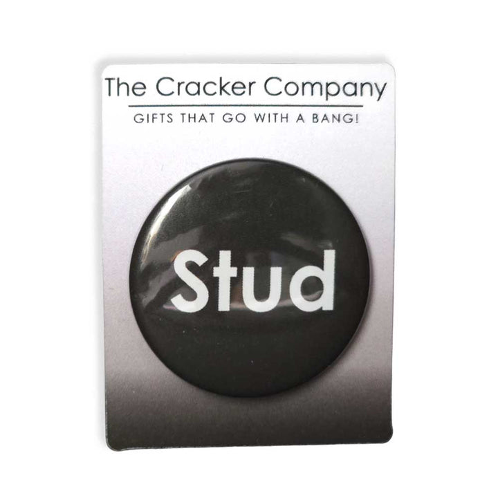 Stud | 38mm Button Pin Badge | Little Gift | Cracker Filler