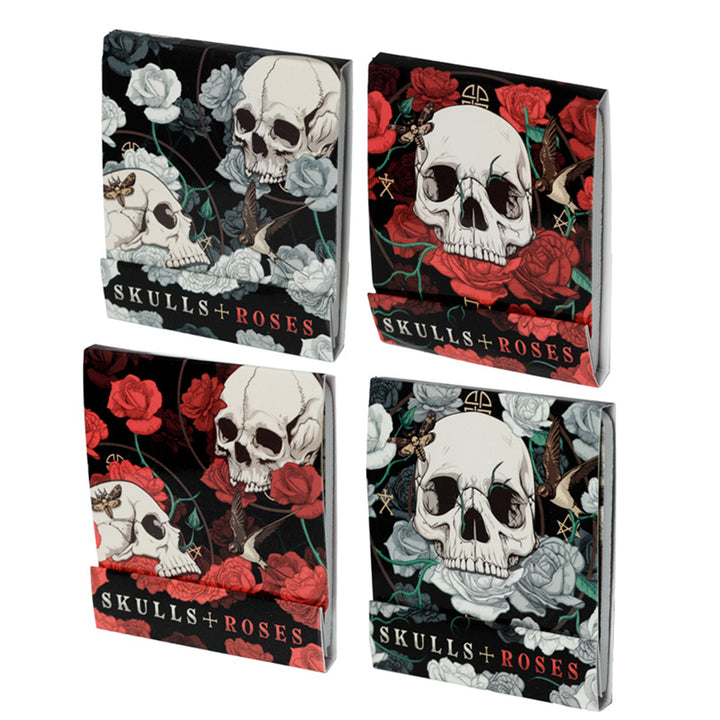 Gothic Skulls &amp; Roses | Matchbox Style Nail Files | Single | Cracker Filler Gift