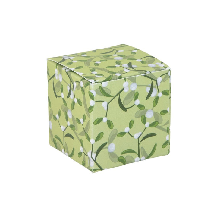 Simply Mistletoe | Little Gift Box | 5cm Cube | Single or 6 Boxes