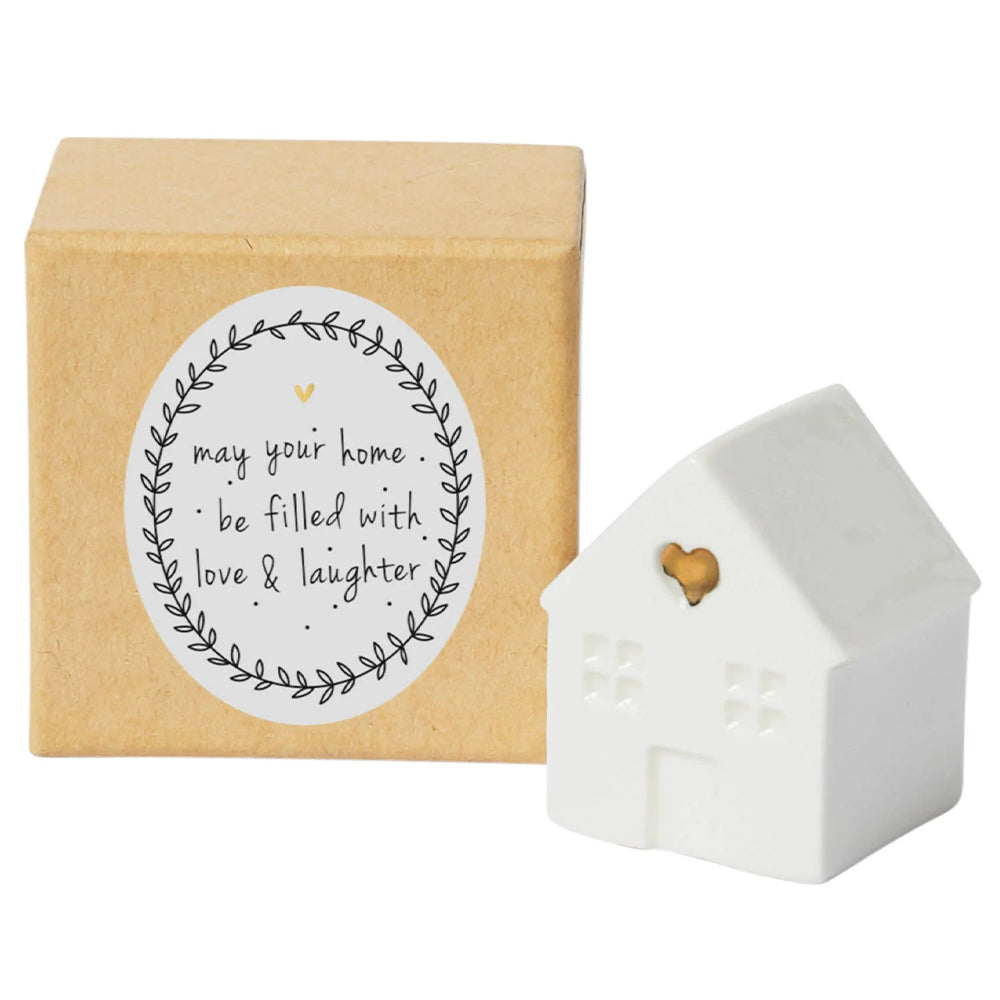 May your home be filled with... | Boxed Porcelain House | Cracker Filler