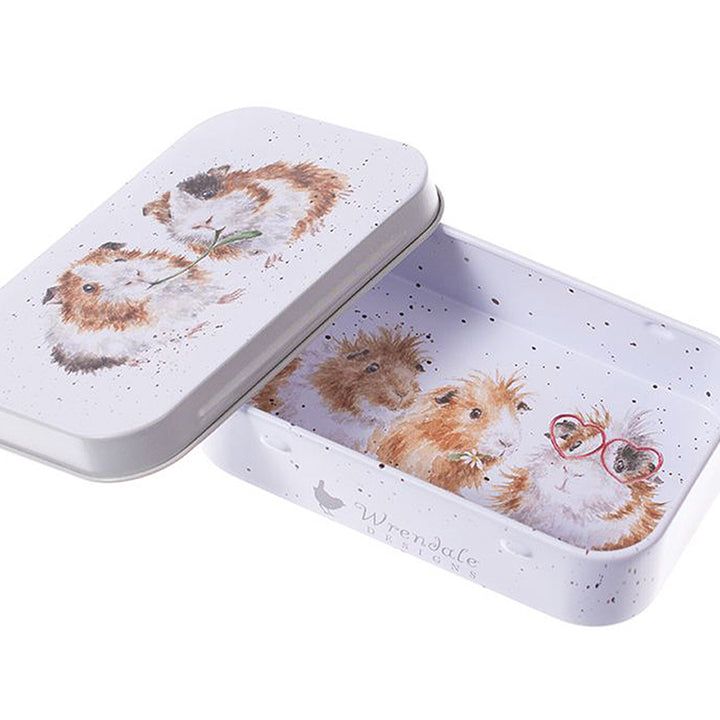 Guinea Pig | 9cm Wrendale Lidded Tin | Cracker Filler | Little Gift