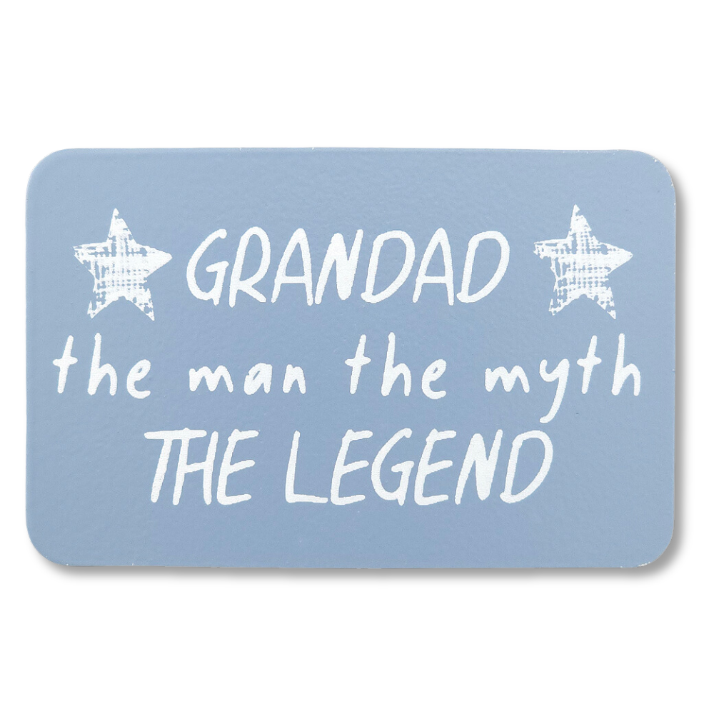 Grandad - Myth & Legend | Printed Tin Magnet | Mini Gift | Cracker Filler