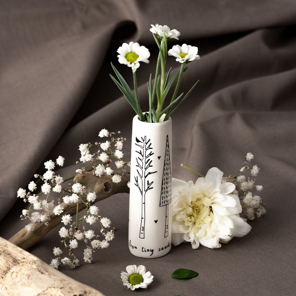 From Tiny Seeds Grow Mighty Trees | Little Bud Vase | Little Gift | Cracker Filler
