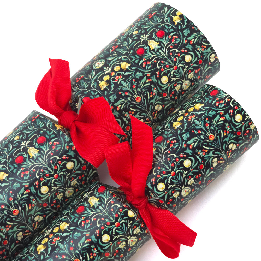 Christmas Baubles | William Morris | Eco Cracker Making Craft Kit with Ribbon