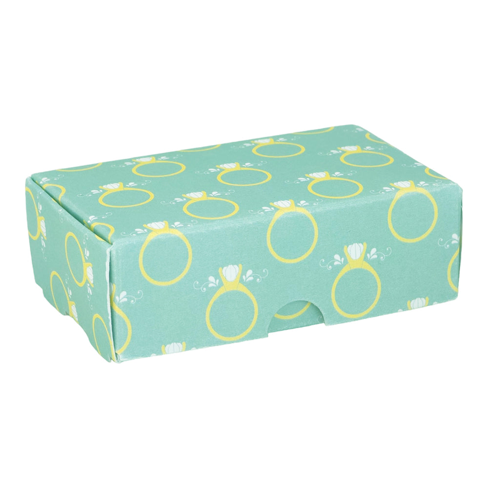 Engagement Flourish | Mini Gift Box | Soap Bar Sized | 6 Boxes | 57x88x30mm