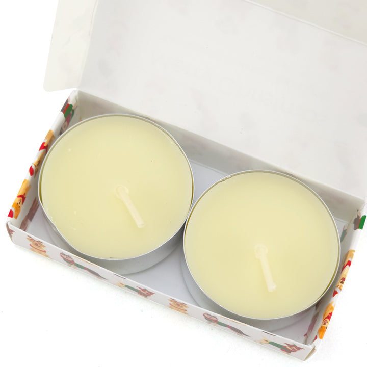 Vanilla Tealight Candles | Christmas Dogs | Mini Gift | Cracker Filler