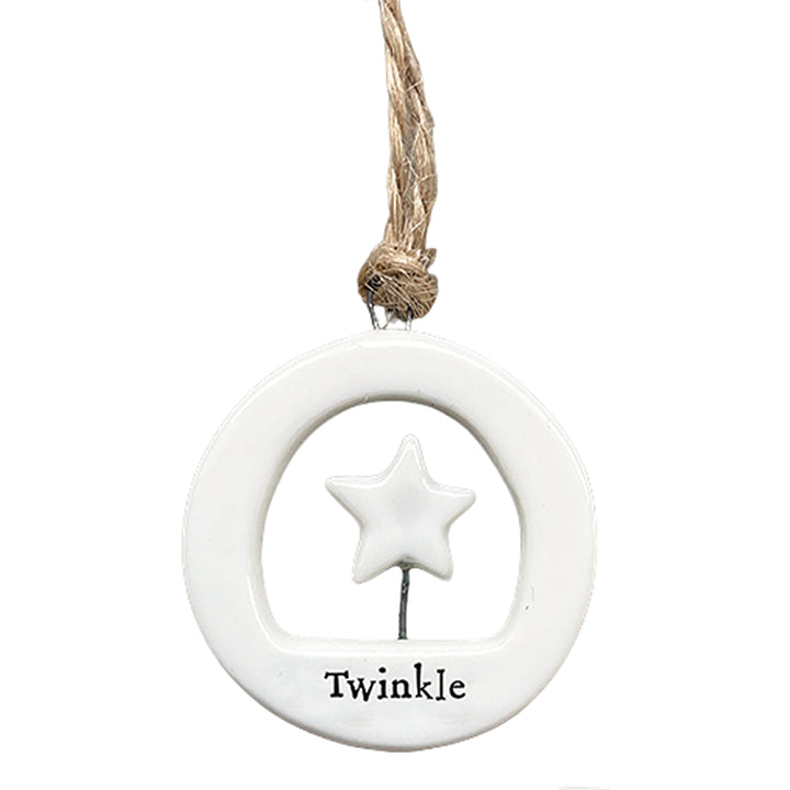 Twinkle | Star | Little Ceramic Ornament | Cracker Filler | Little Gift