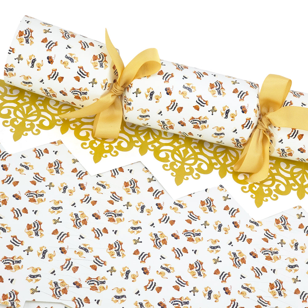 Christmas Teddy Friends | Cracker Making Craft Kit | Make &amp; Fill Your Own