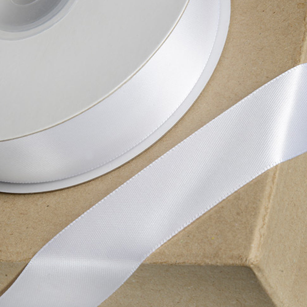 15mm or 23mm Double Faced Satin Ribbon | 25m Long