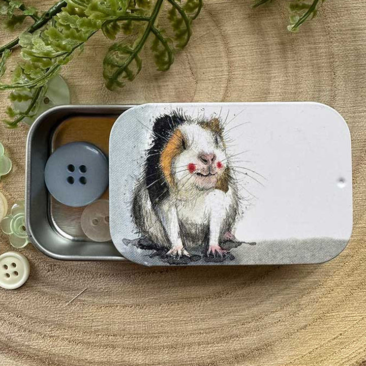 Guinea Pig | Little Slide Shut Tin to Fill | Mini Gift | Cracker Filler