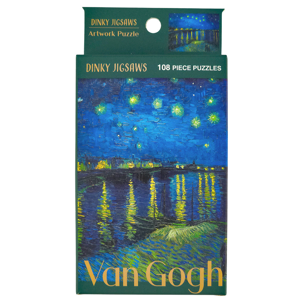 Van Gogh Dinky Jigsaw Puzzles | 6 Designs | 108 Pieces | Little Gift