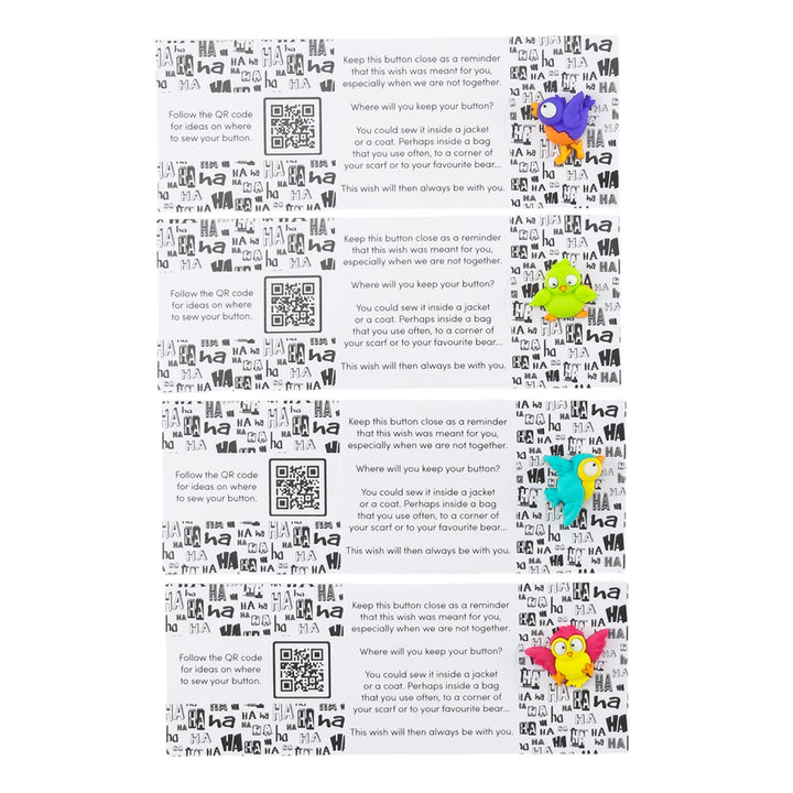 You’re Mad | Button Wishes Sew On Token | Little Gift | Cracker Filler