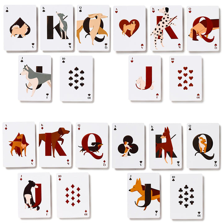 Dog Themed Printed Playing Cards | Little Gift