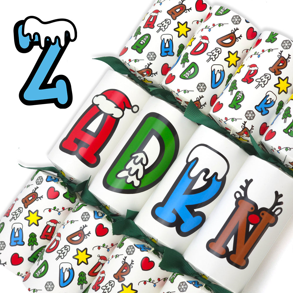 Letters A to Z | Single Christmas Cracker Making Craft Kit | Funtime Design
