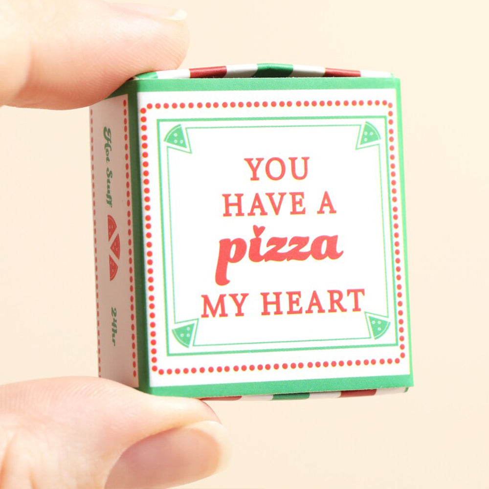 You Have a Pizza My Heart | Mini Matchbox Token | Little Gift | Cracker Filler