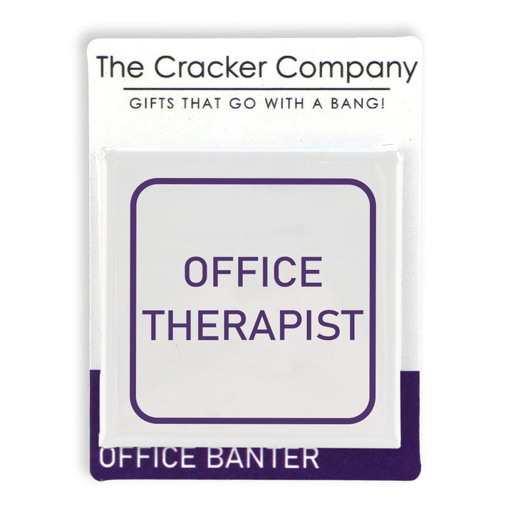 Office Therapist | Fun Badge | Office Banter | Cracker Filler Gift