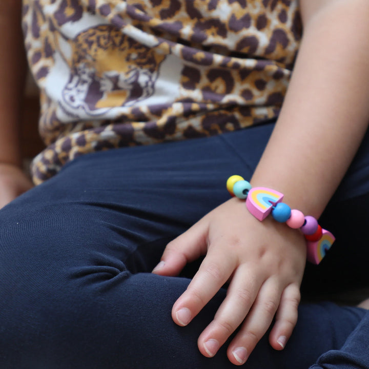 Make Your Own Rainbow Bracelet | Complete Sustainable Craft Kit for Kids