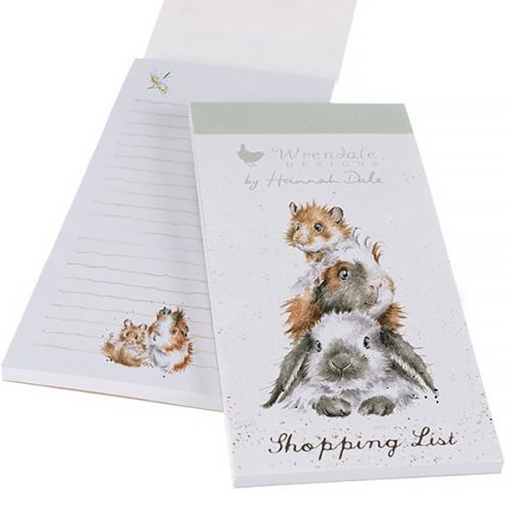Piggy In The Middle Guinea Pigs | Magnetic Shopping List | Wrendale Designs