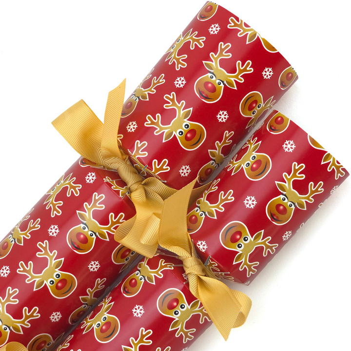 Cheery Rudolph | Reusable Keepsake Christmas Cracker Set | Luxury DIY