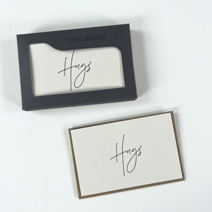 Hugs | Set of 10 Tiny Notecards &amp; Envelopes | Little Gift